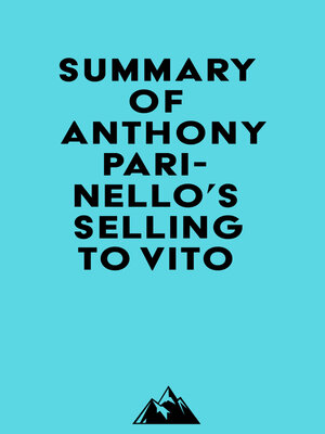 cover image of Summary of Anthony Parinello's Selling to Vito